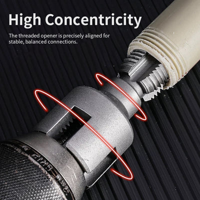 Rohrgewindeschneider | Innen- & Außengewinde | 40Cr Legierter Stahl | Für PVC & PPR Rohre