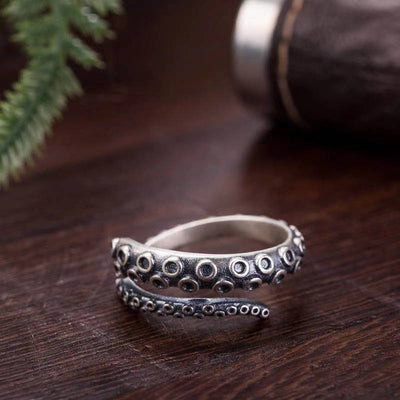 Damen Ring im Vintage-Chic | Katzen Knuckelring im Tiermotiv | Modischer Unisex Schmuck aus Zinklegierung | Party & Alltag