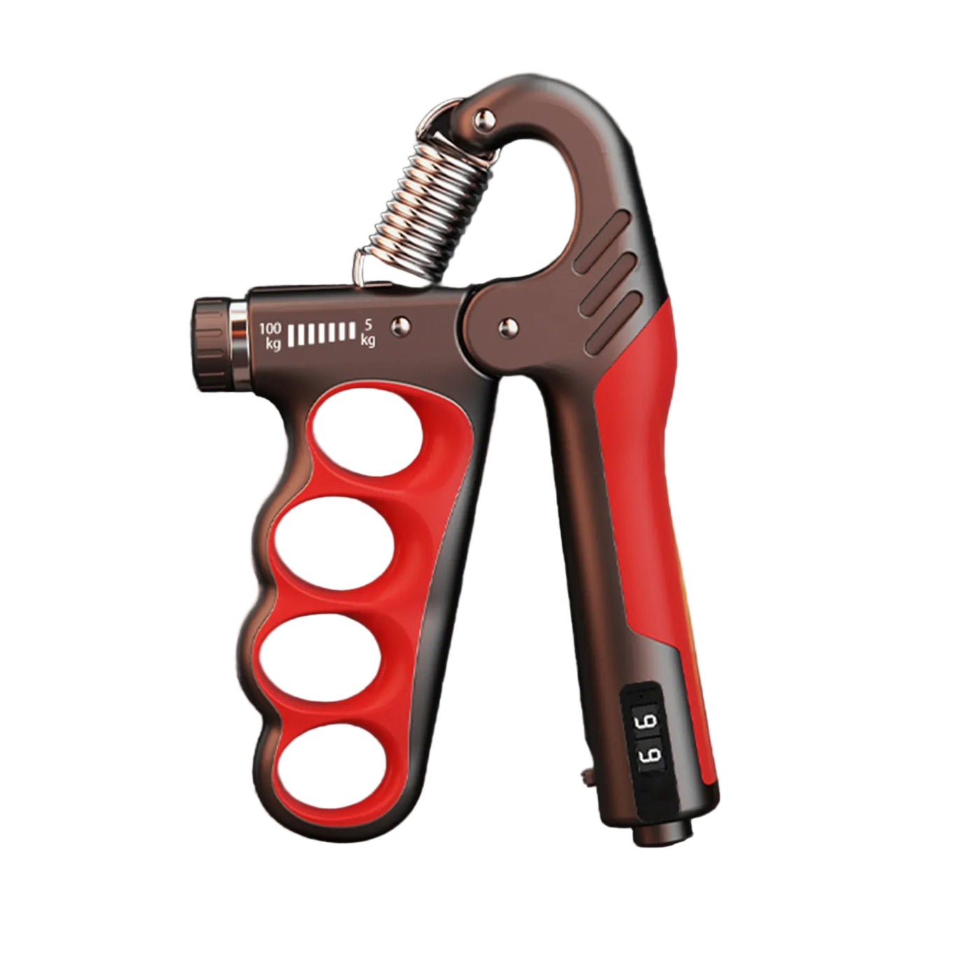 Handtrainer mit Zähler | Verstellbarer Widerstand | Griffkraft- & Unterarmtraining | Kompakt & Ergonomisch