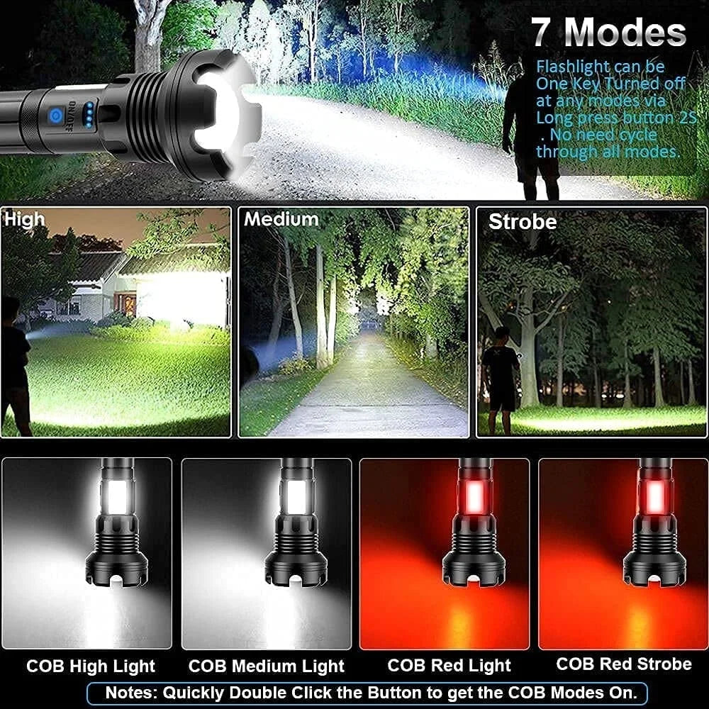 HellerStreik™ Maximale Helligkeit Reichweite Taschenlampe
