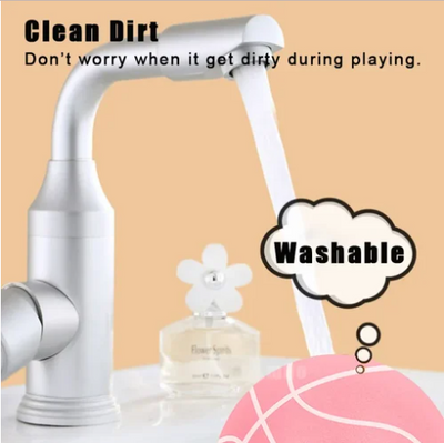 Weich & Leise Basketball | PU-Schaum Indoor-Ball | Geräuscharm, Möbelfreundlich & Federnd | inkl. Netztasche