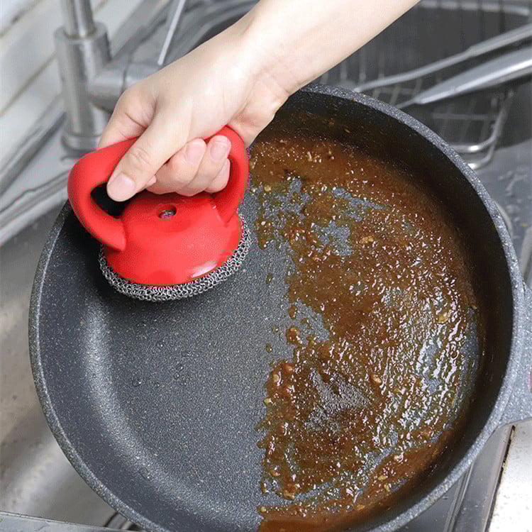 StahlPeeling™ Ergonomischer Schrubber aus Edelstahl