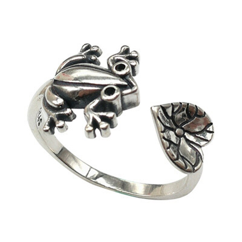 Damen Ring im Vintage-Chic | Katzen Knuckelring im Tiermotiv | Modischer Unisex Schmuck aus Zinklegierung | Party & Alltag