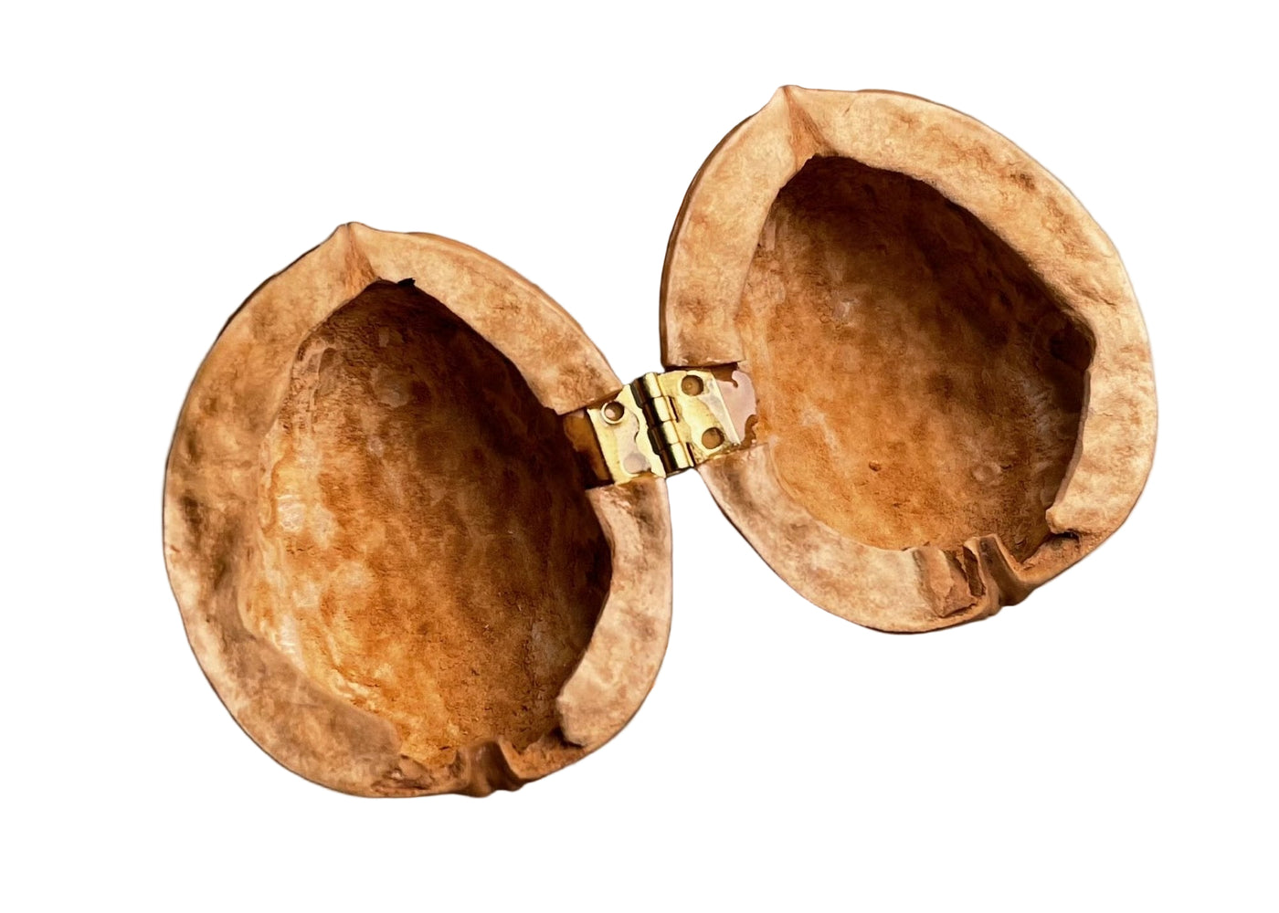 Miniatur Häuschen aus Walnussschale | Handgefertigt | Mit Licht