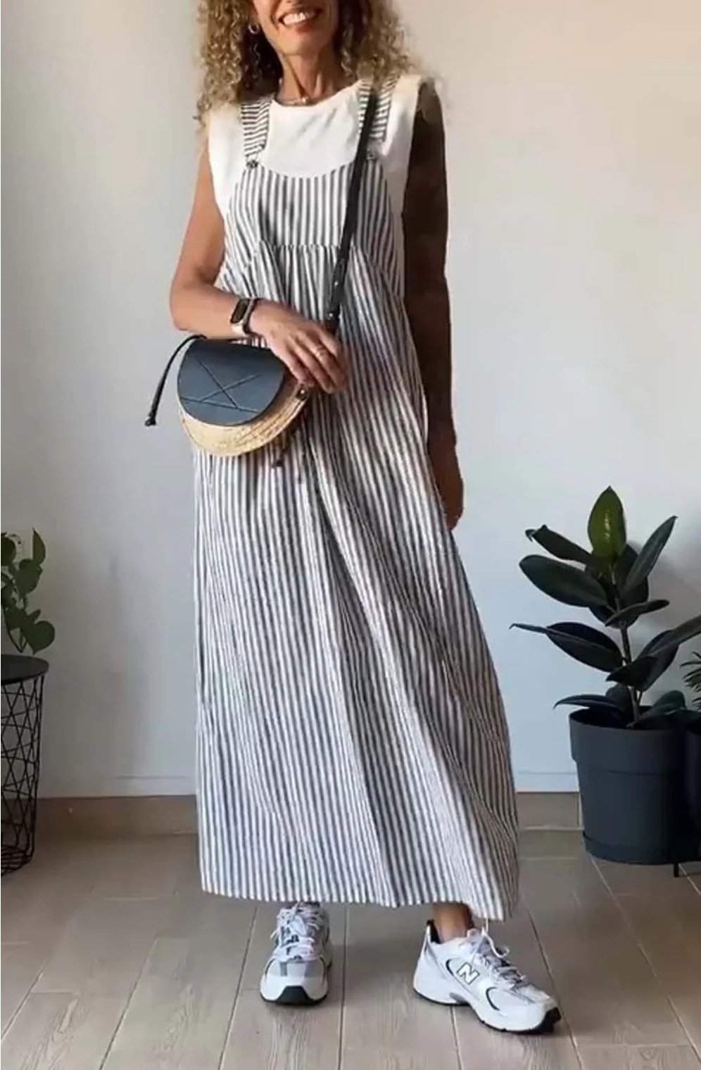 Liselotte - Gestreiftes, lässiges Jumpsuit-Kleid