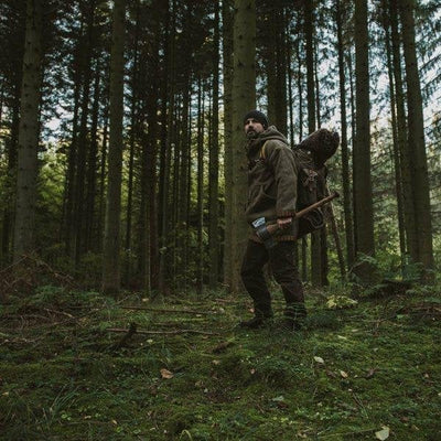 Herren Outdoor-Anorak | Winddicht & wasserabweisend | Robuste Wollmischung | Winterjacke für Outdoor