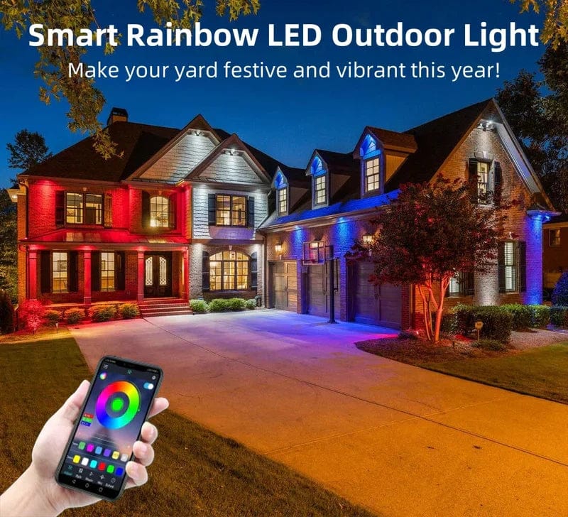 Smart LED Außenbeleuchtung | Dauerhafte Outdoor Lichtleiste | WLAN & Bluetooth Steuerung | IP65 Wasserdicht
