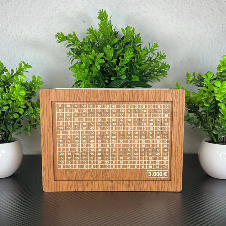 GeldTruhe™ Spardose aus Holz