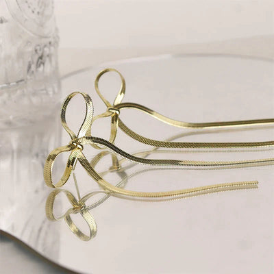 Gisselle™ Elegante Kette Schleife Ohrring