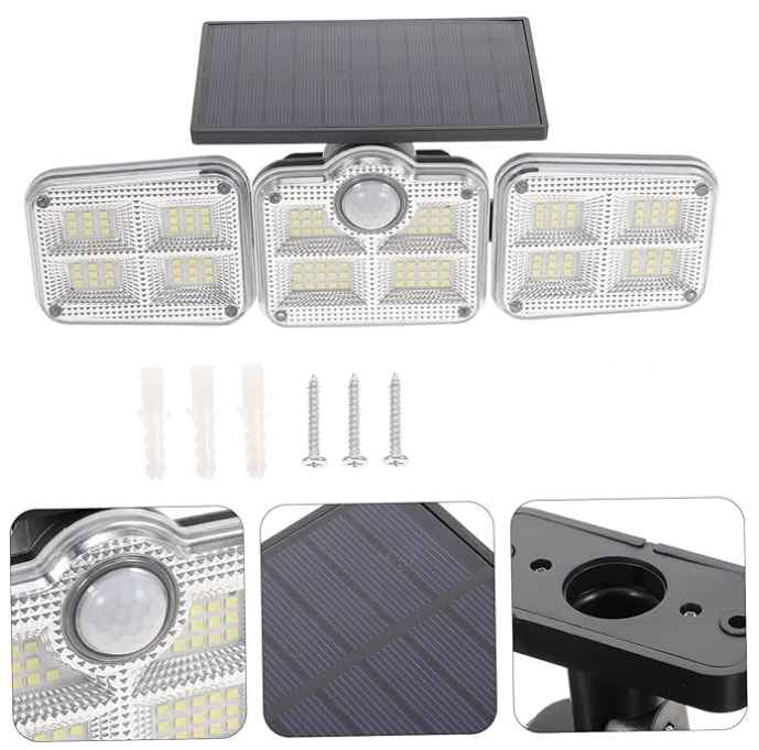 Solar LED Strahler mit Bewegungsmelder |200W Leistung | Wetterfest