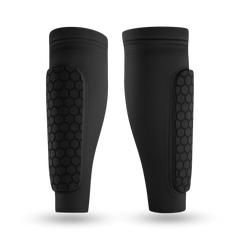 ShinGuard Kompressions-Schienbeinschoner | Integriertes Sockendesign | EVA-Schaum Stoßdämpfung