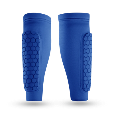 ShinGuard Kompressions-Schienbeinschoner | Integriertes Sockendesign | EVA-Schaum Stoßdämpfung