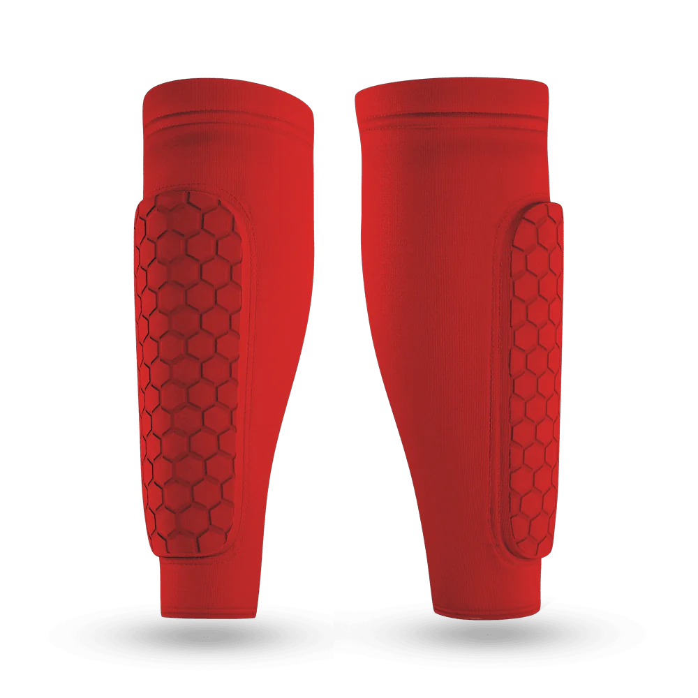 ShinGuard Kompressions-Schienbeinschoner | Integriertes Sockendesign | EVA-Schaum Stoßdämpfung