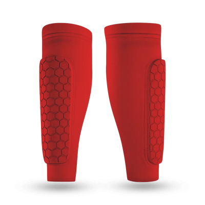 ShinGuard Kompressions-Schienbeinschoner | Integriertes Sockendesign | EVA-Schaum Stoßdämpfung