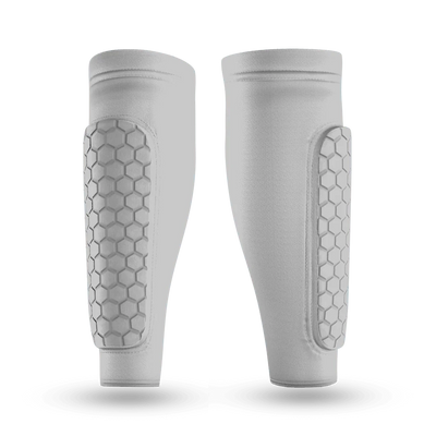 ShinGuard Kompressions-Schienbeinschoner | Integriertes Sockendesign | EVA-Schaum Stoßdämpfung