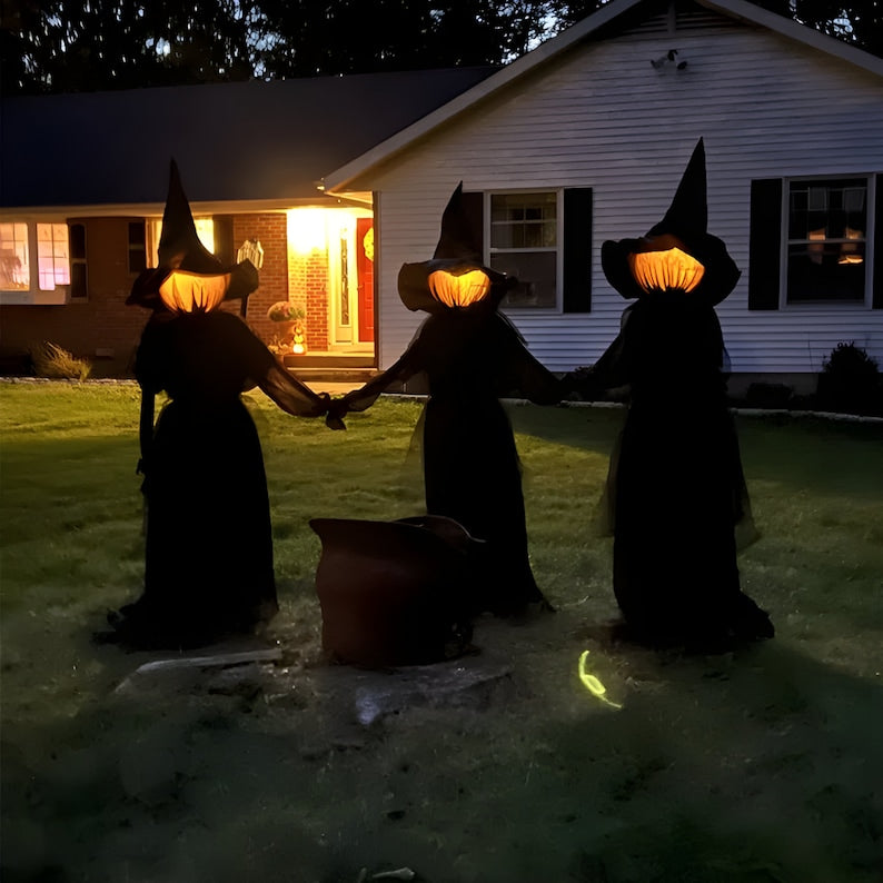 HexenLichter™ Beleuchteter Gruselanhänger von Holloween