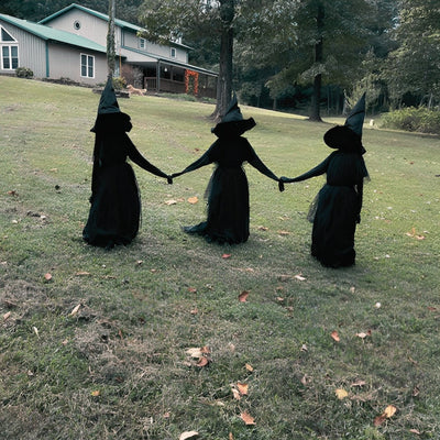 HexenLichter™ Beleuchteter Gruselanhänger von Holloween