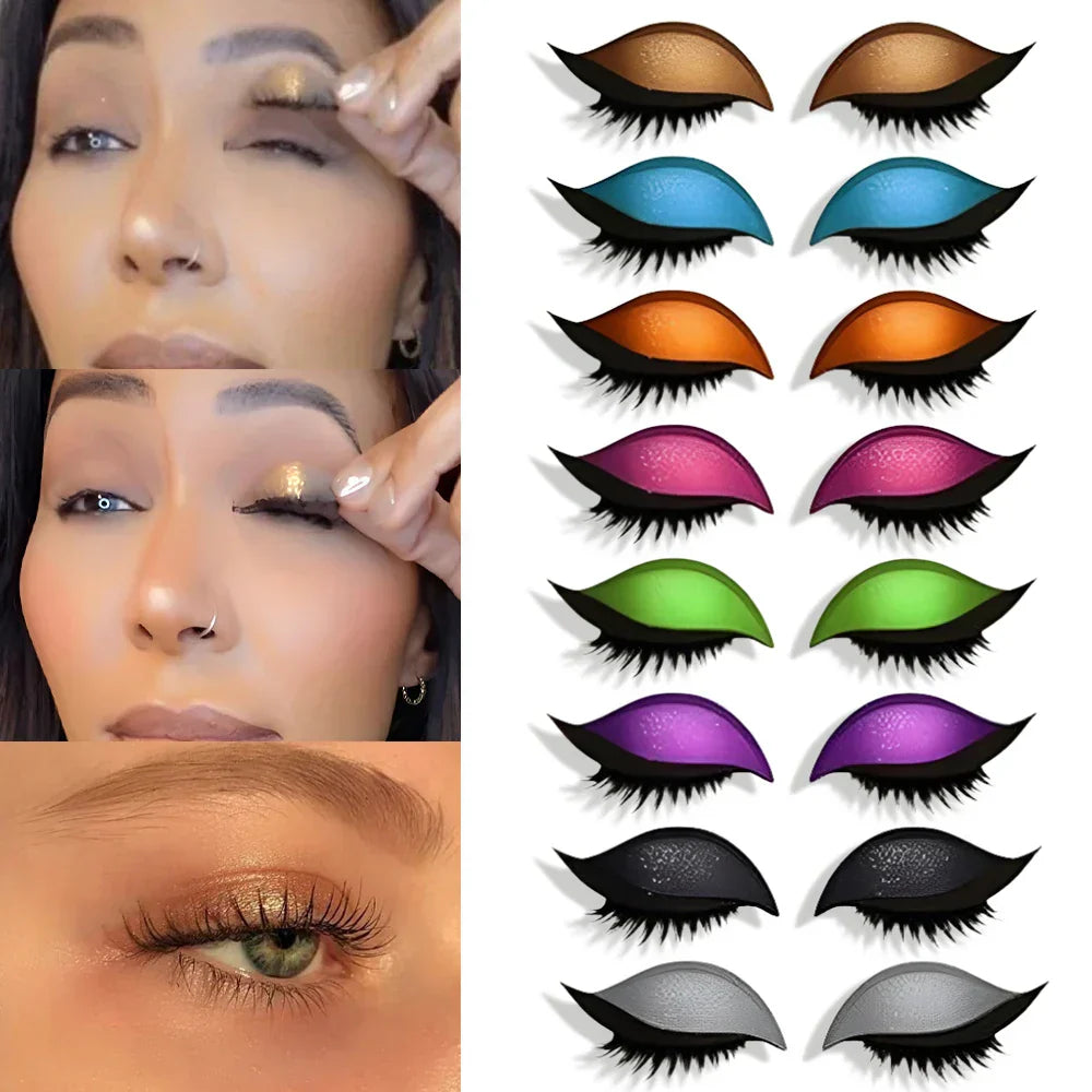 Augen-Make-up Sticker | Sofortiger Glam-Look in Sekunden | Wiederverwendbar, wasserfest & anpassbar an jede Augenform