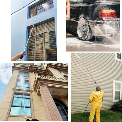 Hochdruck-Lanze für Hochdruckreiniger | Ausziehbar | Edelstahl & Messing