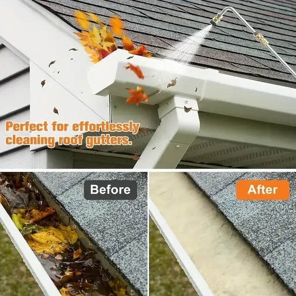 Hochdruck-Lanze für Hochdruckreiniger | Ausziehbar | Edelstahl & Messing