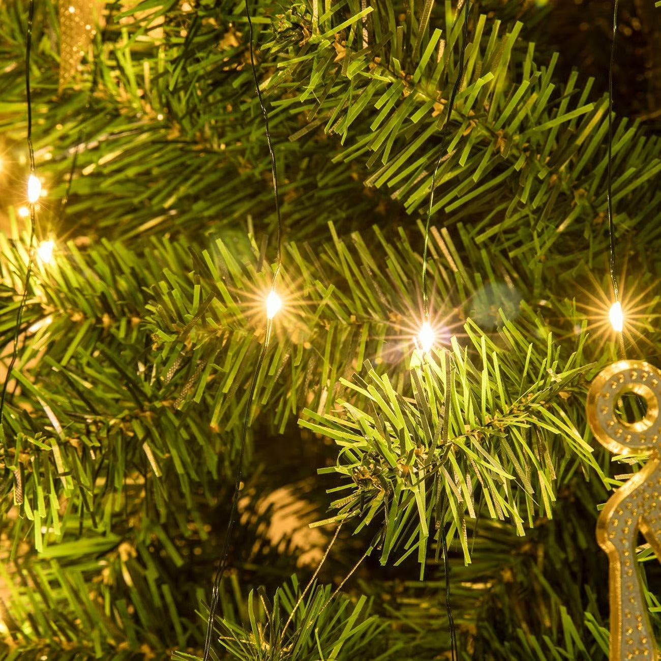 LED Lichterkette | Flexibler Kupferdraht | Warmweiß | IP65 Wasserdicht | USB-Betrieb