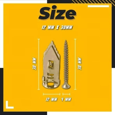 Selbstschneidende Anker-Schrauben | Kein Bohren, fester Halt bis 30 kg | Für Gipskarton, Porenbeton & Leichtbauplatten