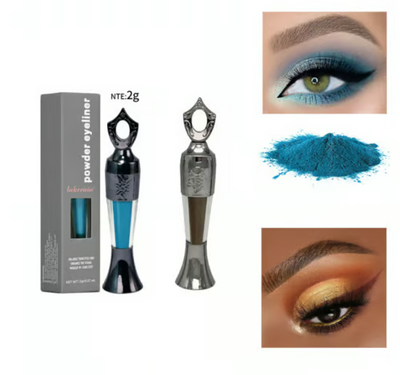 Kräuter Eyeliner | Intensives Schwarz | Natürlich & Wischfest | Langanhaltender Kajal für empfindliche Augen