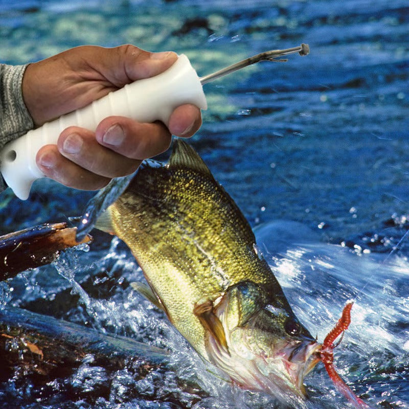 2+1 Gratis | Angel Hakenlöser Werkzeug | Sicher & Schnell | Rutschfester Griff | Präzise Abgewinkelte Spitze