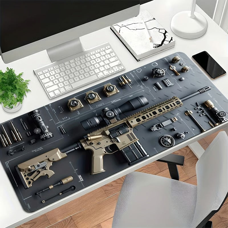 Gaming Mauspad | Rutschfest & Wasserabweisend | Militärdesign