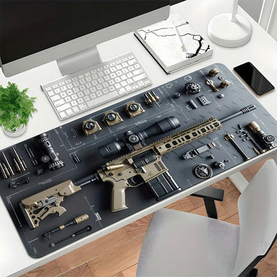 Gaming Mauspad | Rutschfest & Wasserabweisend | Militärdesign