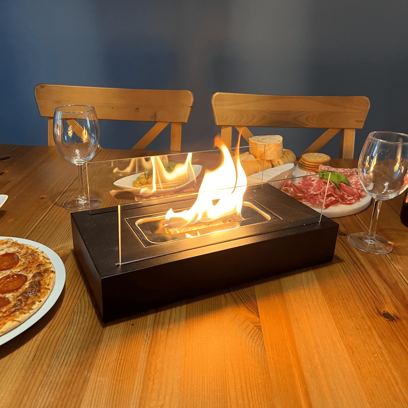Flammentisch™ Technologie der sauberen Flamme