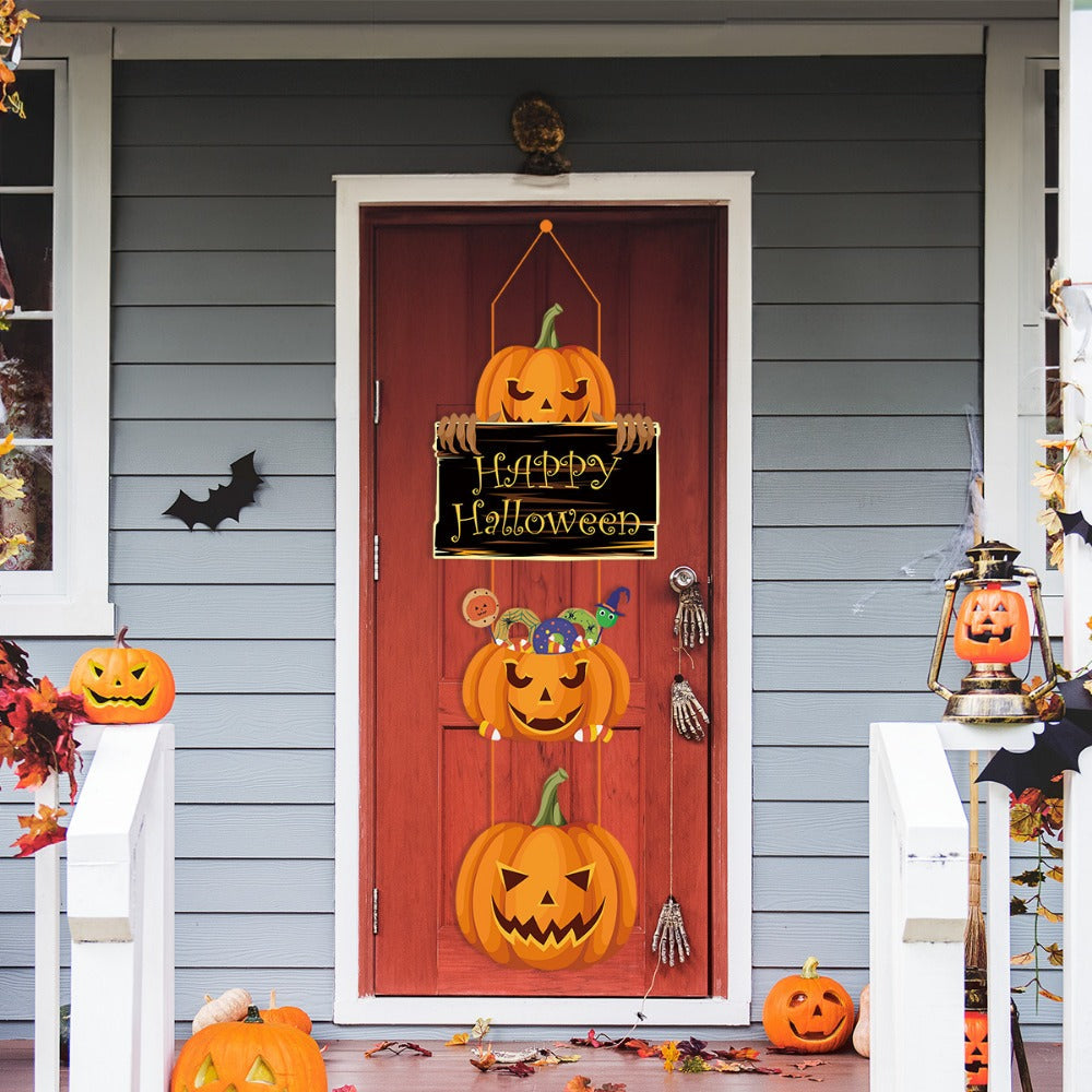 GespenstischesWillkommen™ Doormort Halloween Türhänger Set - 3/10tlg.