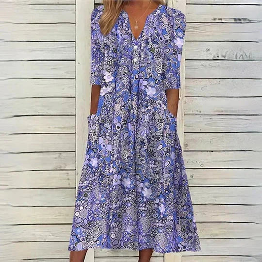 Sommerkleid Im Bohemian Stil Für Damen | Midi