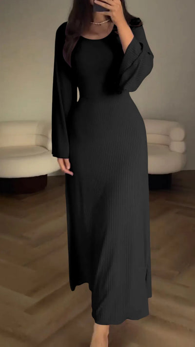 Bettina™ Elegantes Bodycon-Maxikleid