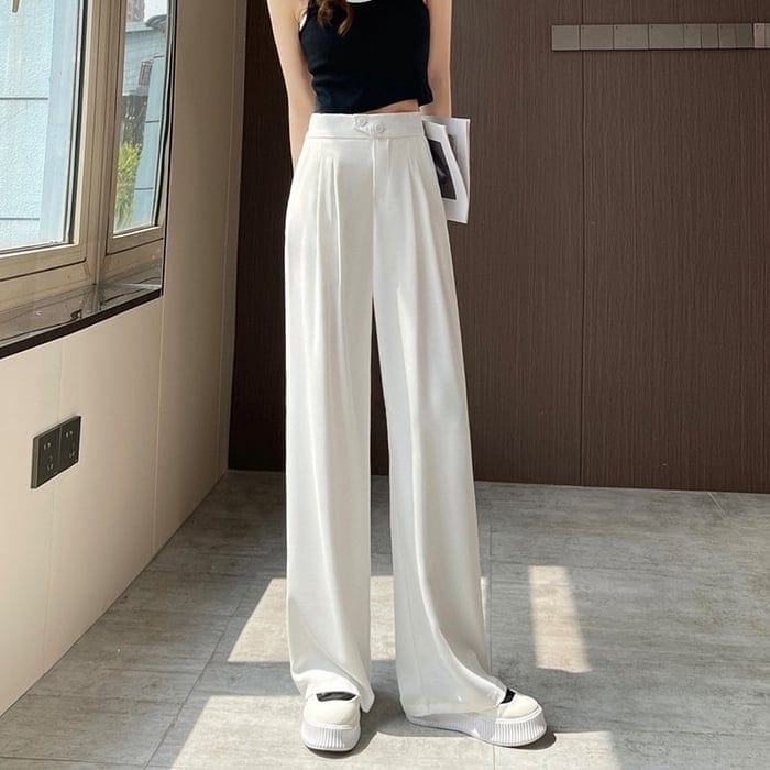 Aloisia™ Weite Hosen mit hoher Taille
