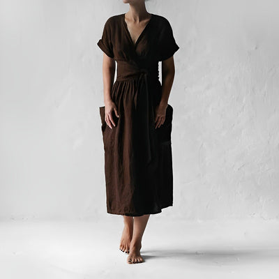 Lucia Comér - Elegantes Leinenkleid