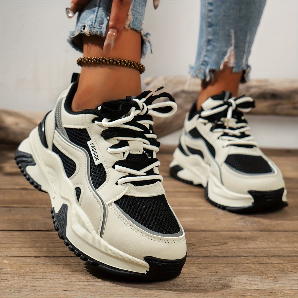 Zara Hohe Sohle Sneakers