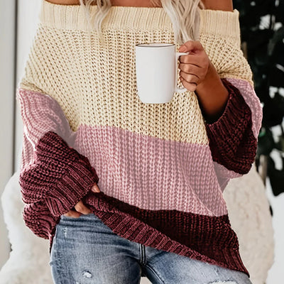 Karyll | Müheloser Stil Chic Komfort Schulterfreier Strickpullover
