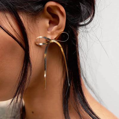 Gisselle™ Elegante Kette Schleife Ohrring