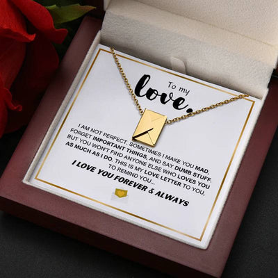 Liebesbrief-Halskette - Premium-Geschenkbox-Set