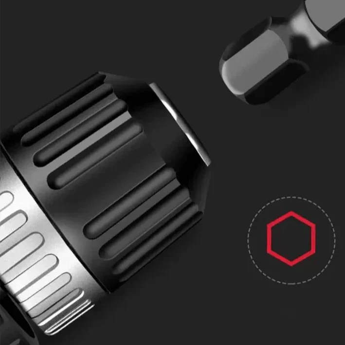 Bohrer Set | 7-teilig | Hartmetall | 4-Schneiden Kreuzdesign | Universell kompatibel