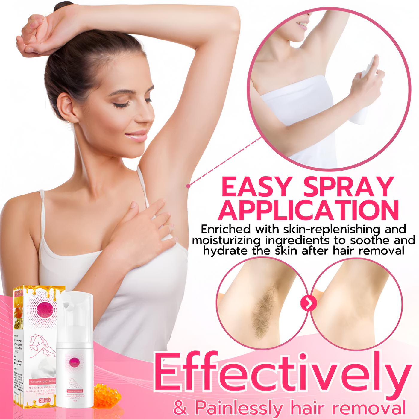 TransparentesSpray™ Haarentfernungsspray