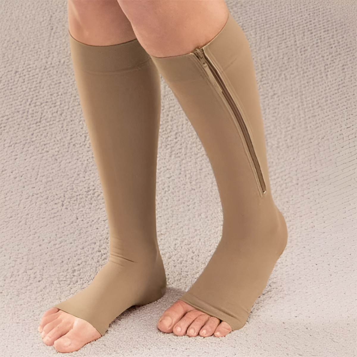 ZipFitUnterstützung™ Komfort-Strumpfhose mit Reißverschluss