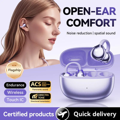 Bluetooth Kopfhörer W900+ | Ohr clip Design | HiFi Ton | Offenes Ohr