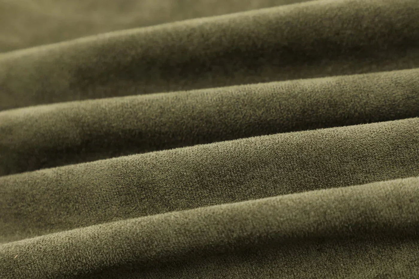 Damen Überdimensional Jacke | Weiche Wildlederoptik | Voll gefüttert | Khaki