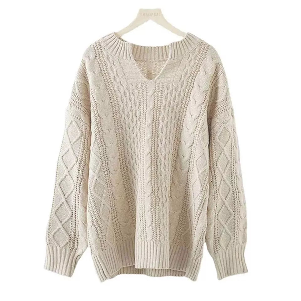 Gracia | Weicher Langarm-Pullover mit femininer Passform