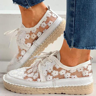 Bestickte Sneakers – Liz