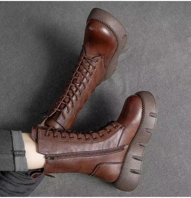 Orthopädische Damen Stiefel Laksha | Bequem & Rutschfest | Premium Leder | Fußunterstützend