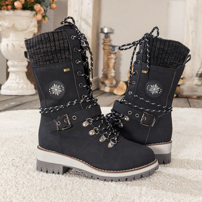 Luzie™ Wintertaugliche wasserdichte Knie-Schneestiefel