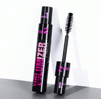 2+2 Gratis | Wimperntusche Volumen 4x | Langanhaltend & Wischfest bis 24h | Wasserfest Mascara Schwarz